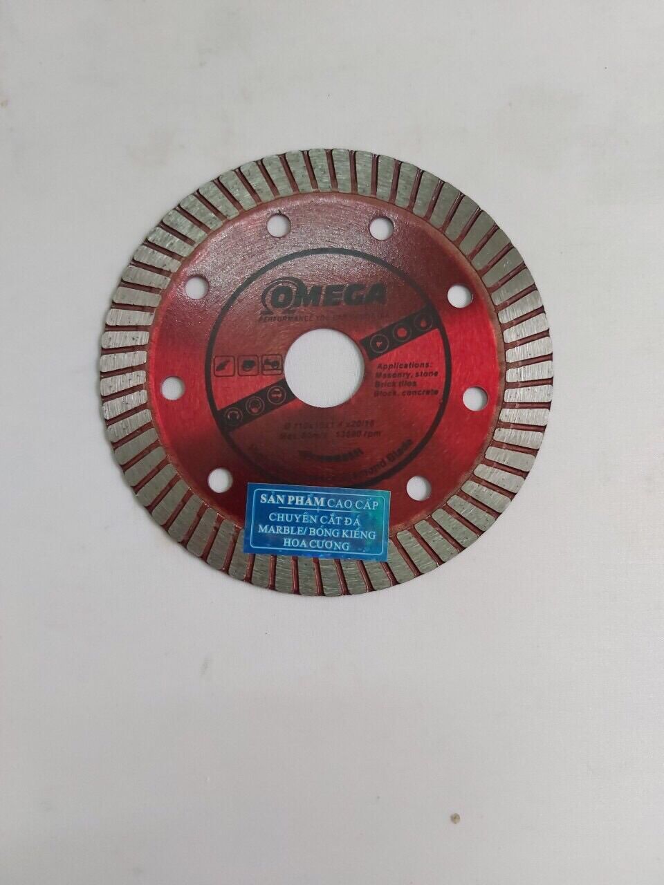 Lưỡi cắt gạch đa năng omega 110mm, lưỡi cắt bê tông 110mm đa năng, lưỡi cắt đá hoa cương, lưỡi cắt tường đa năng 110mm