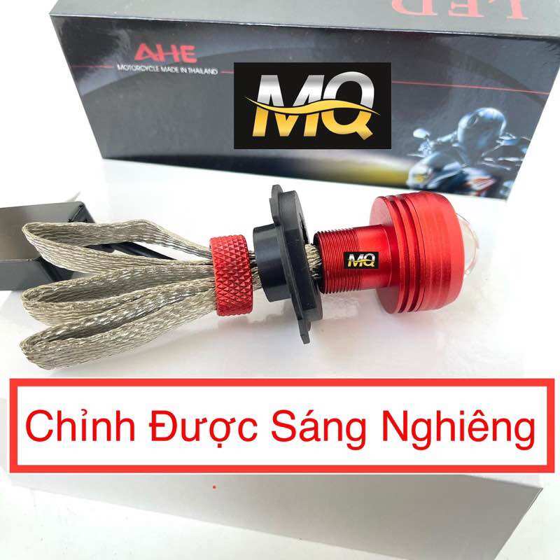 ĐÈN PHA LED BI CẦU MINI RUBY HOT COST VÀNG PHA TRẮNG TẶNG  ĐÈN HẬU LED NHÁY