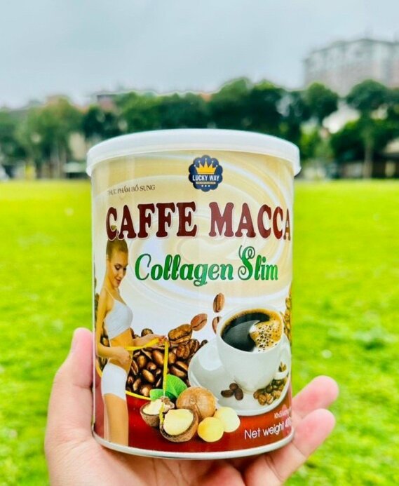 Cà phê giảm cân Macca Collagen Slim 400g hỗ trợ giảm cân, đẹp da bổ sung dinh dưỡng