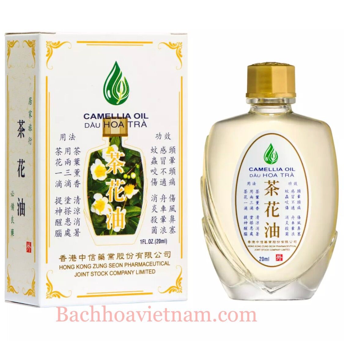 Combo Dầu hoa trà gồm 5 hộp 20ml, Dầu hoa trà , Camellia Oil, Dầu gió, Dầu gió gia truyền, Dầu gió xanh, Dầu gió Di Hào, Dầu gió Hồng Kông, Dầu xoa bóp, Dầu sức, Dầu bôi ngoài da, Dầu thoa, Dầu khuynh diệp, Dầu thơm