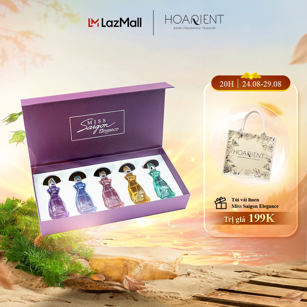 Bộ sưu tập nước hoa Miss Saigon Elegance 15ml x 5