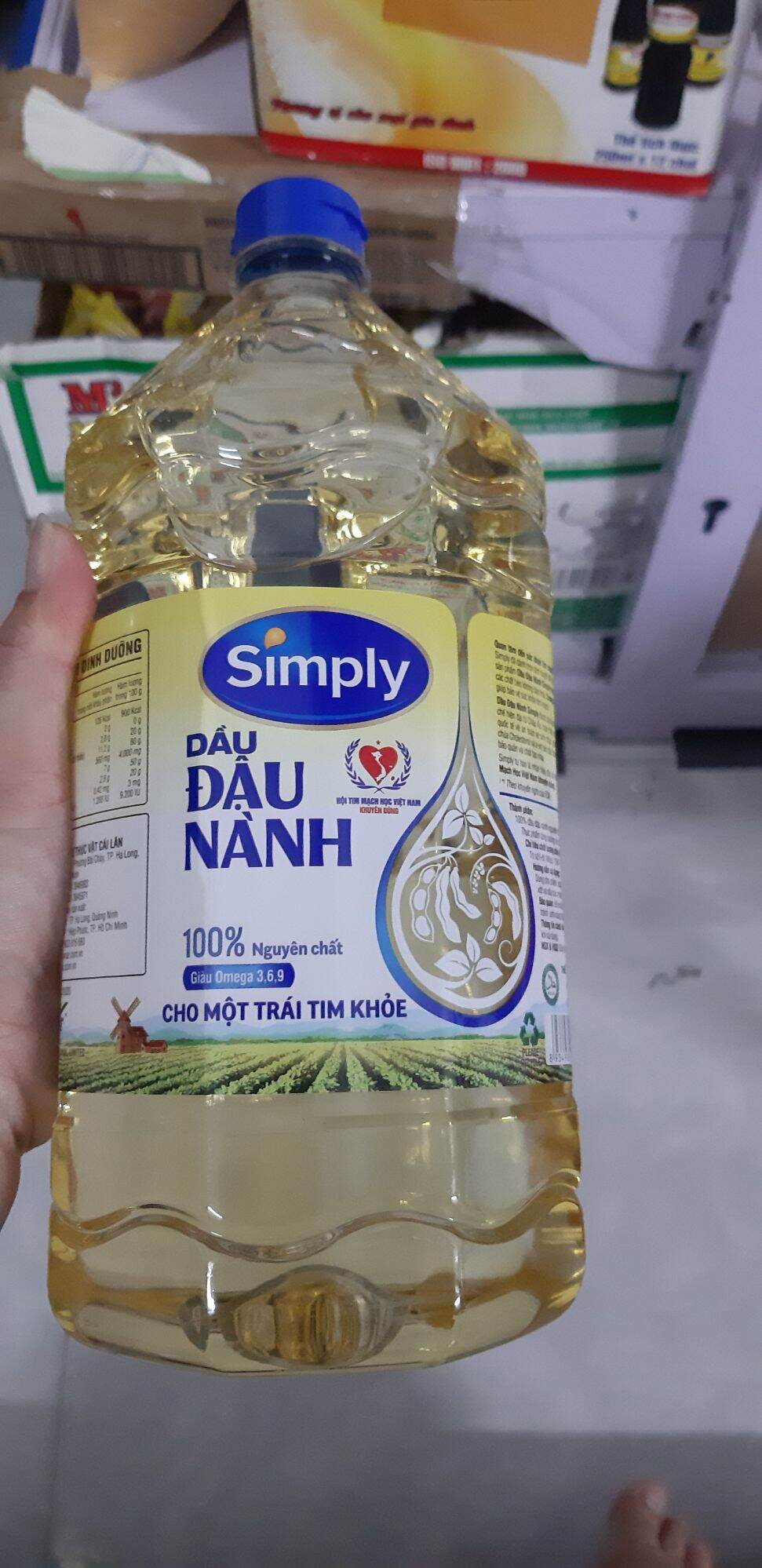 Dầu  đậu nành simply 2 lít