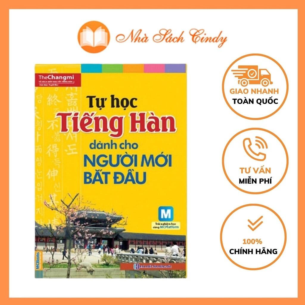 Tự học tiếng hàn dành cho người mới bắt đầu the changmi - nhà sách cindy