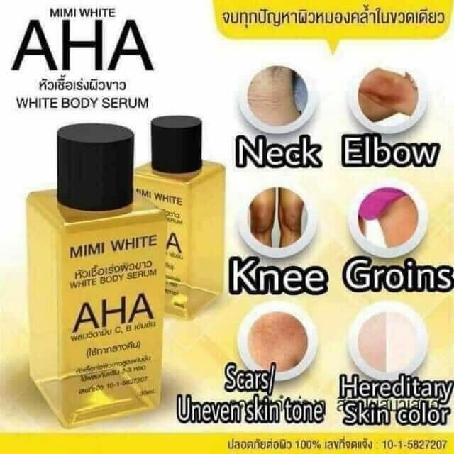 [ hàng nội địa Thái ] Serum Kích Trắng BODY AHA MIMI White Thái Lan