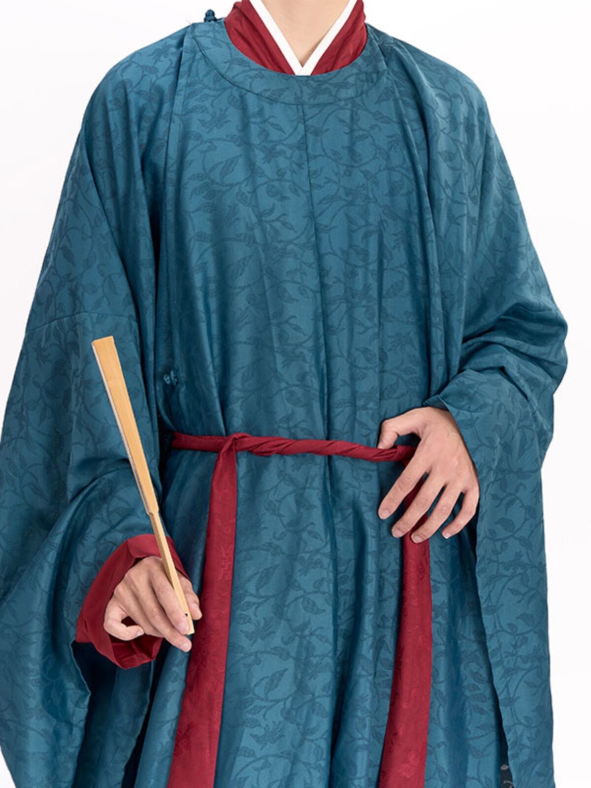Đồng Phục Hanfu Cổ Tròn Thời Kỳ Song, Họa Tiết Hoa Và Chim, Tay Thẳng, Một Bước, Quần Áo Dân Tộc, Mùa Xuân, Trẻ Em