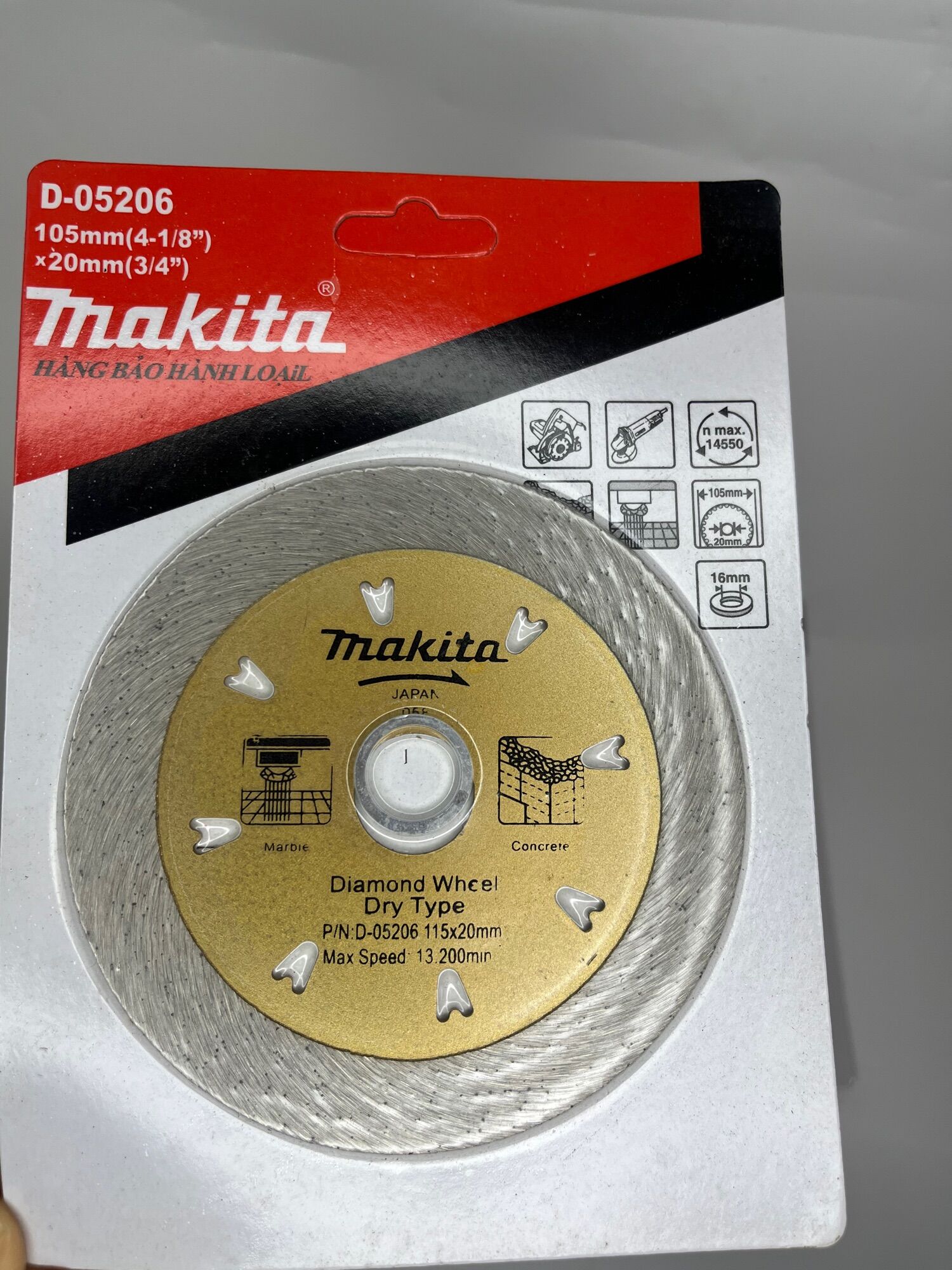 Lưỡi cắt gạch makita 100