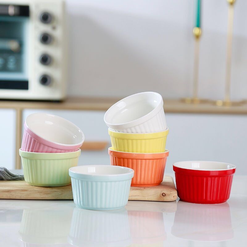 Cốc Làm Caramen - Ramekin bằng sứ
