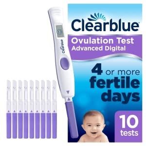 Clearblue Advanced Digital Ovulation Kit Test (Dual Hormone) 10 Pack - 𝐐𝐔𝐄 𝐓𝐇Ử 𝐑Ụ𝐍𝐆 𝐓𝐑Ứ𝐍𝐆 CLEARBLUE - 𝐃Ù𝐍𝐆 𝐋À 𝐂Ó 𝐄𝐌 𝐁É 👼🏻