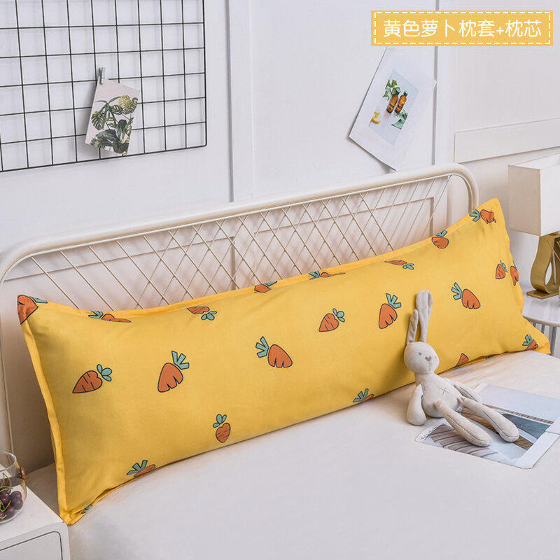 Gối gối đôi gối dài 1.2m1, 5 m, 1.8 m ruột gối dài giường, vỏ gối đôi mẫu dài liền nhau bảo vệ cổ xương cổ