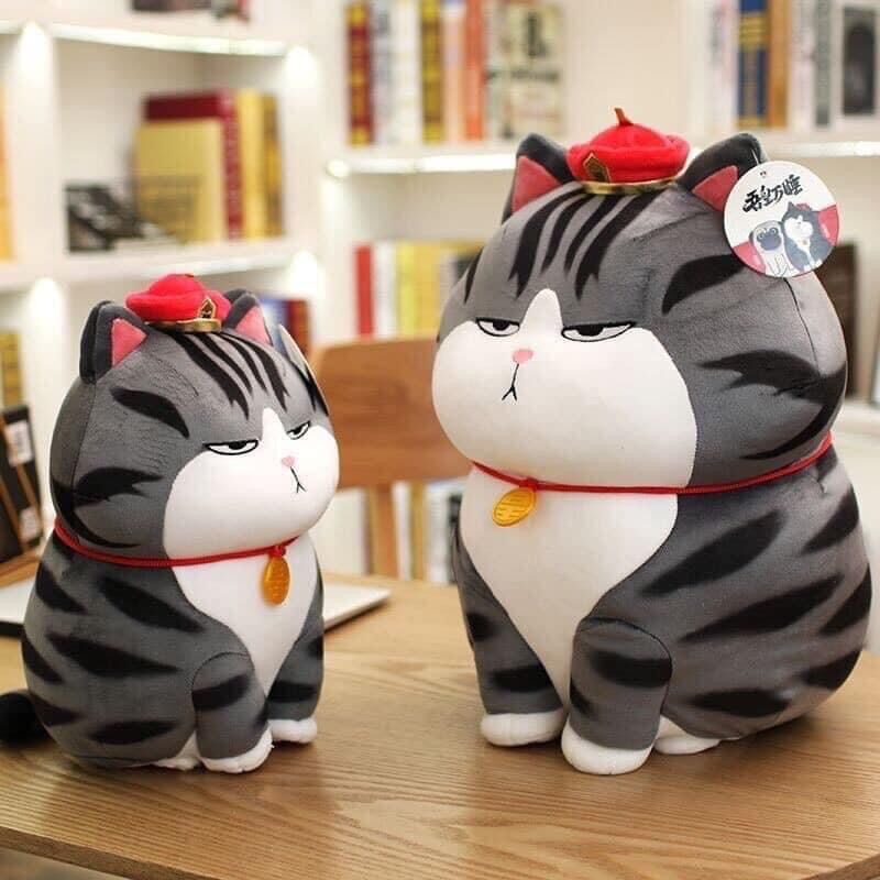 Gấu bông mèo hoàng thượng nhồi bông cute dễ thương siêu to mềm mại