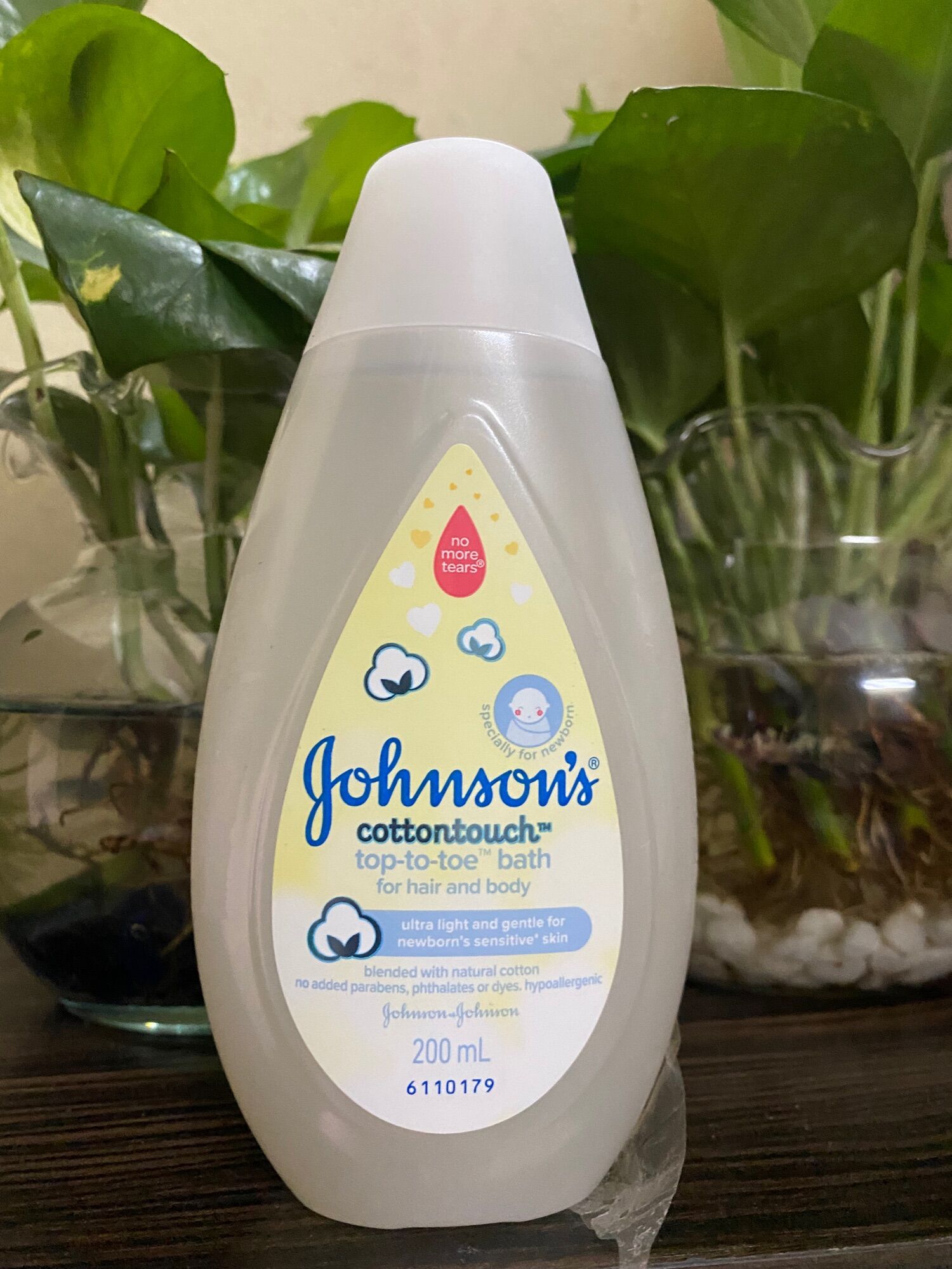Tăms gội Johnson's Baby shampoo 200ml mới
