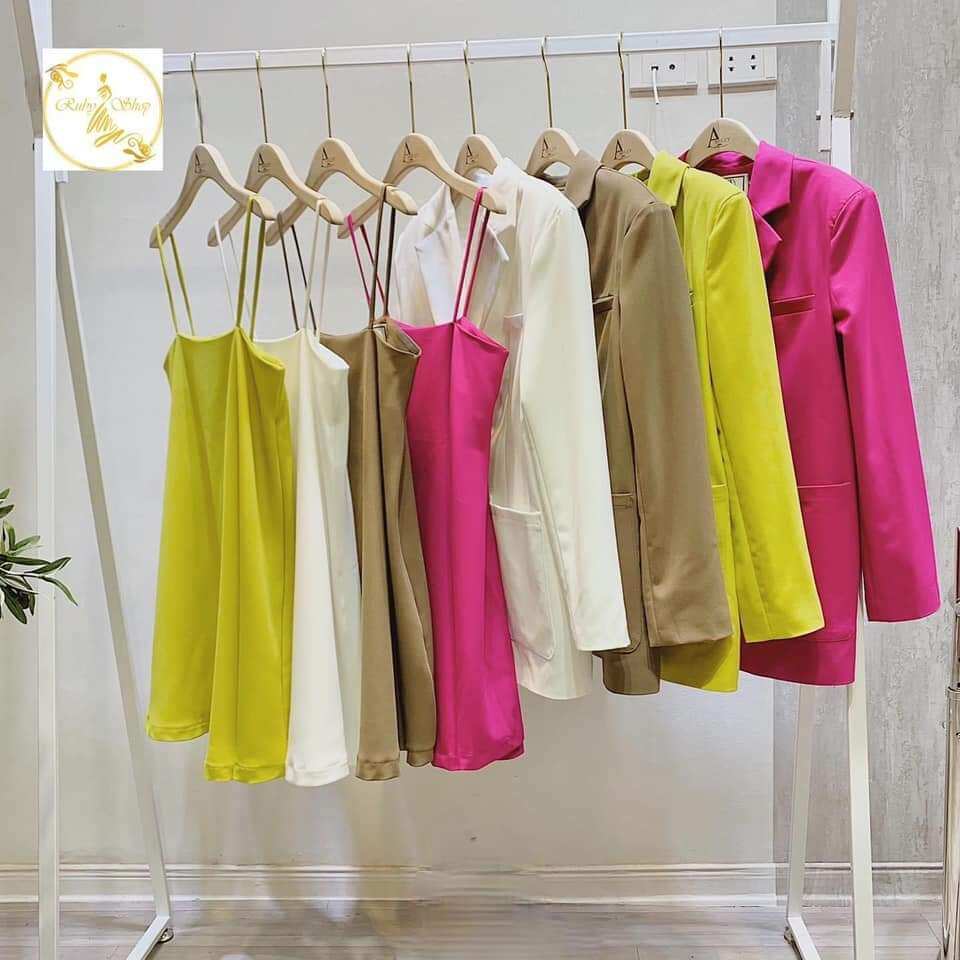 Váy + khoác vest