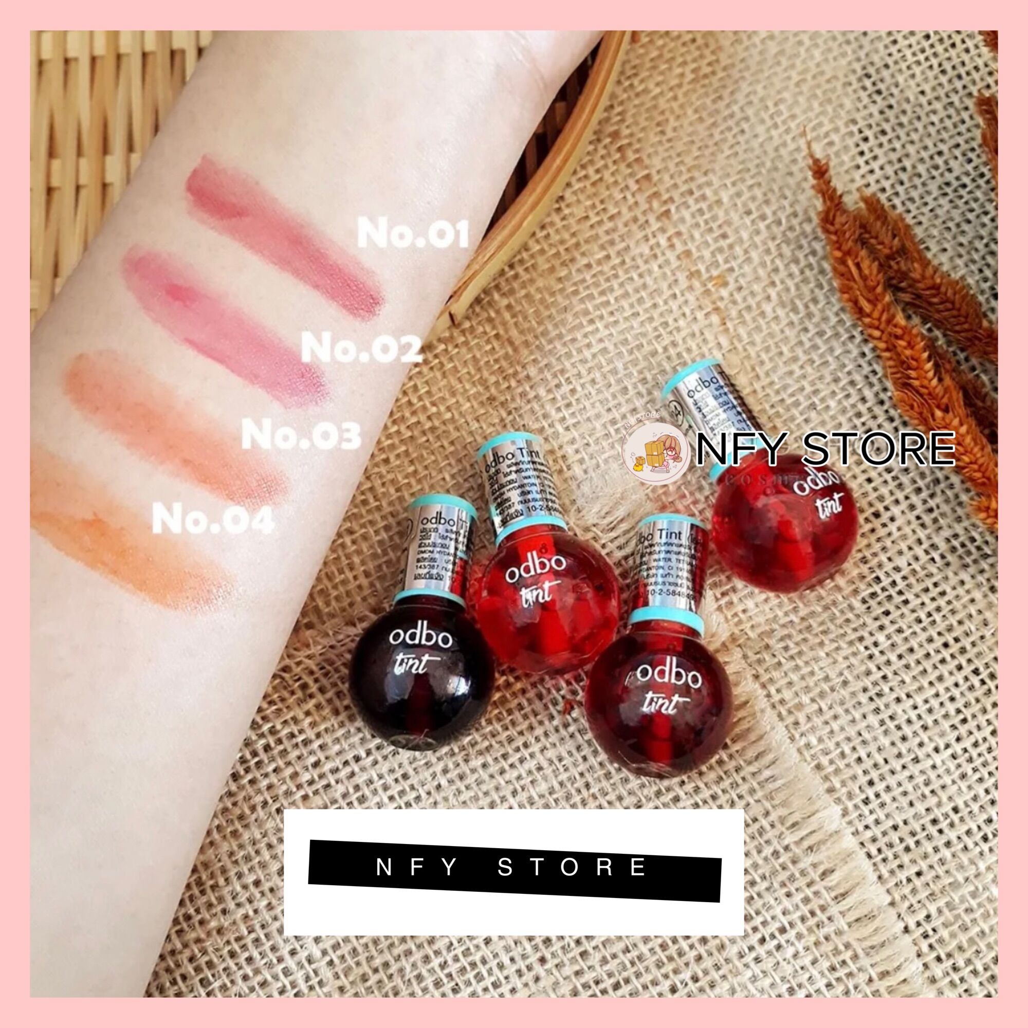 [hàng Thái] Son TINT odbo Thái Lan - Date xa