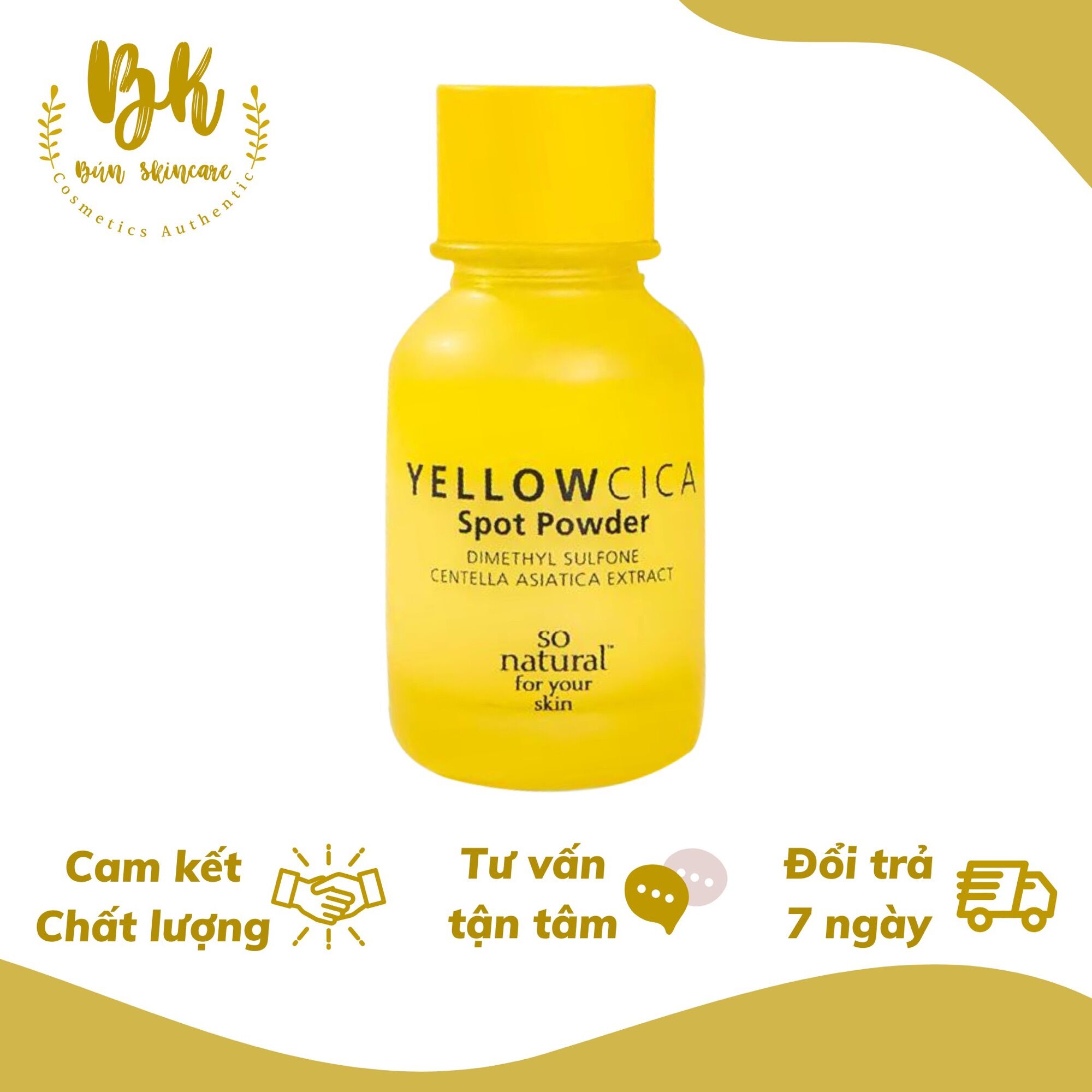 [Hcm]Dung Dịch Chấm Mụn Yellow Cica Spot So Natural Hiệu Quả Nhanh Chóng An Toàn Lành Tính Nhập Khẩu Hàn Quốc Chuẩn