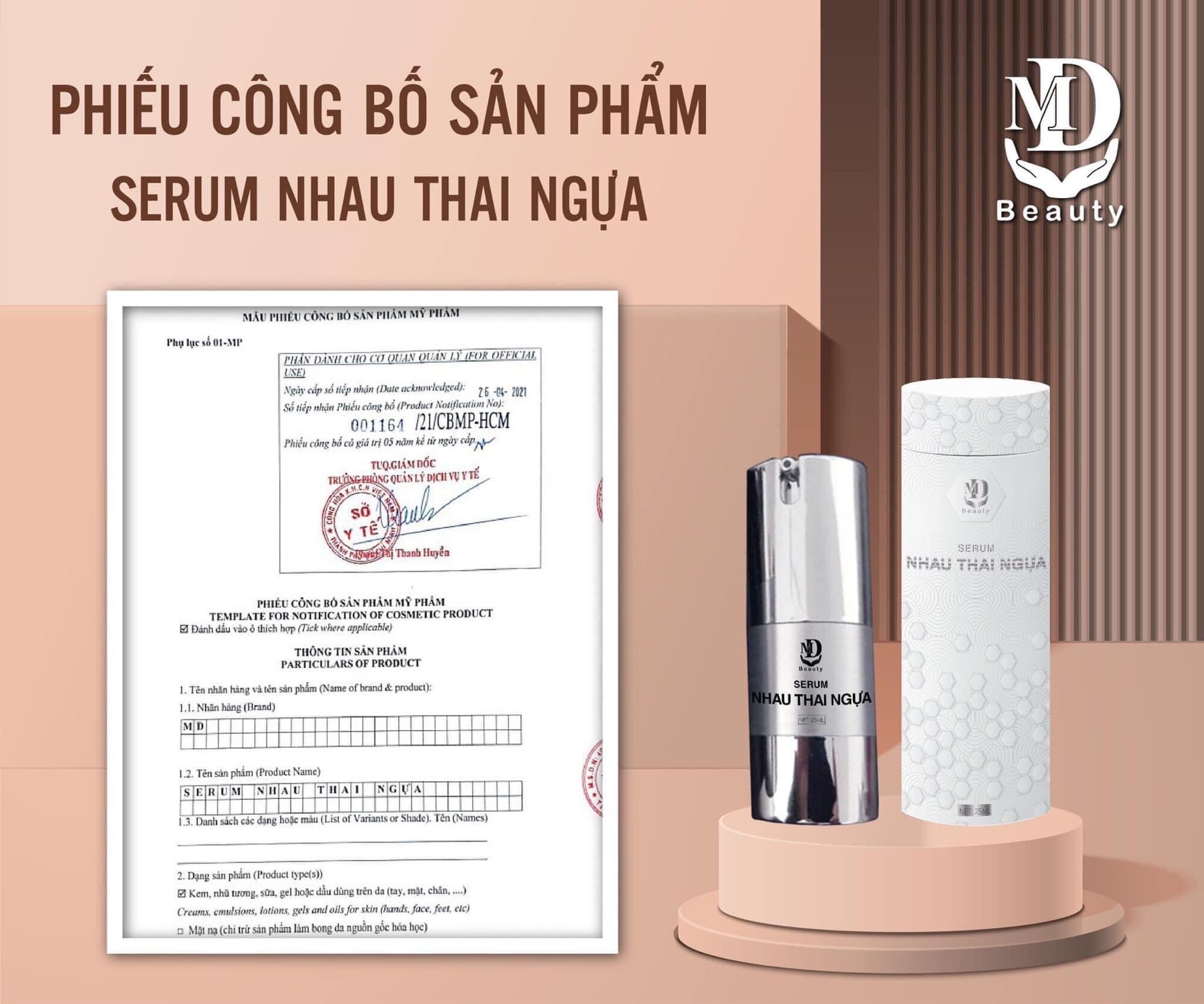 SERUM NHAU THAI NGỰA MD BEAUTY