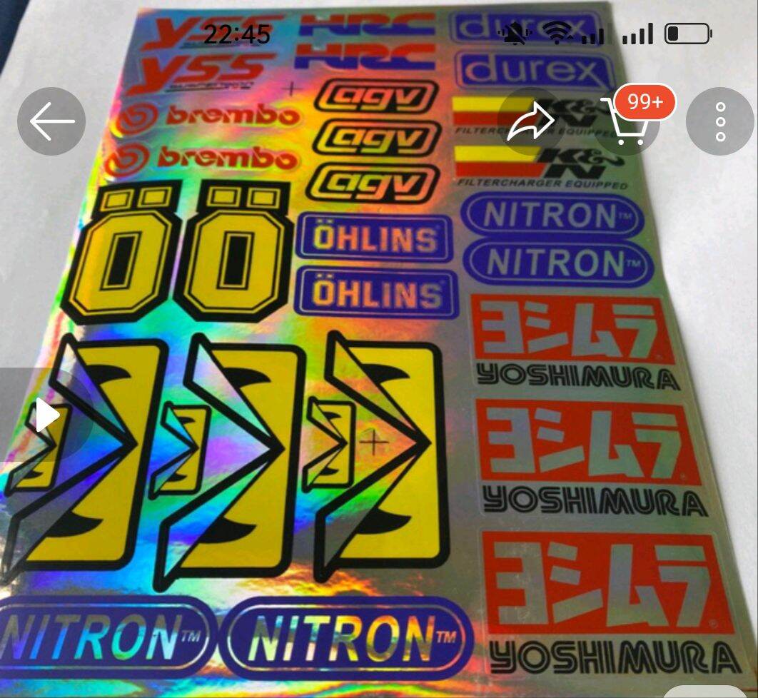 Tem CROM 7 màu Mix Đủ Hình