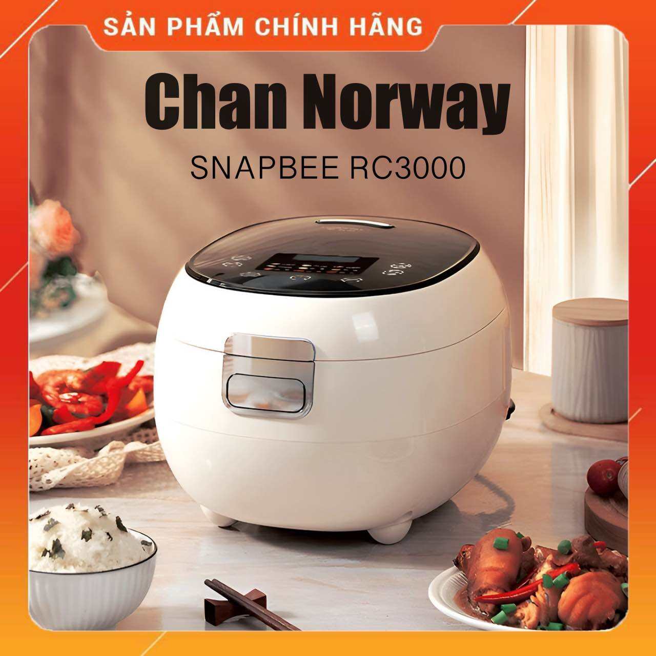 [CHÍNH HÃNG] Nồi Cơm Tách Đường Đa Năng Snapbee RC3000 PRO - Lòng Nồi Inox 304 - Dung Tích 3L