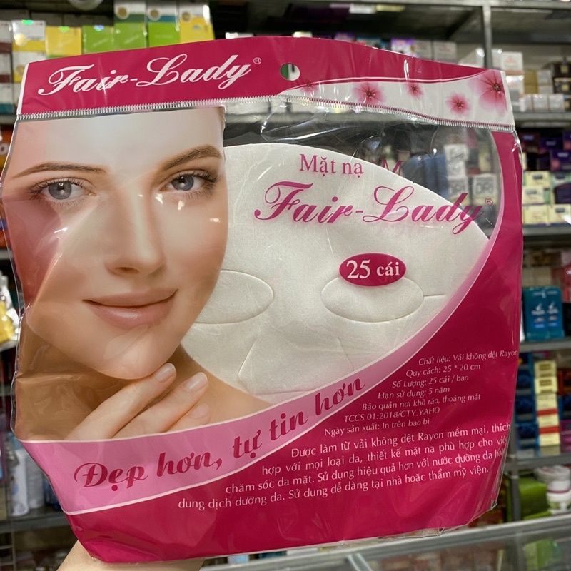 Mặt nạ lột mụn cám fair lady bịch 25 cái