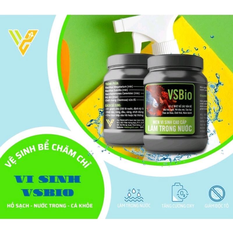 Men vi sinh VS Bio - Làm trong nước hồ cá - Mr Fish
