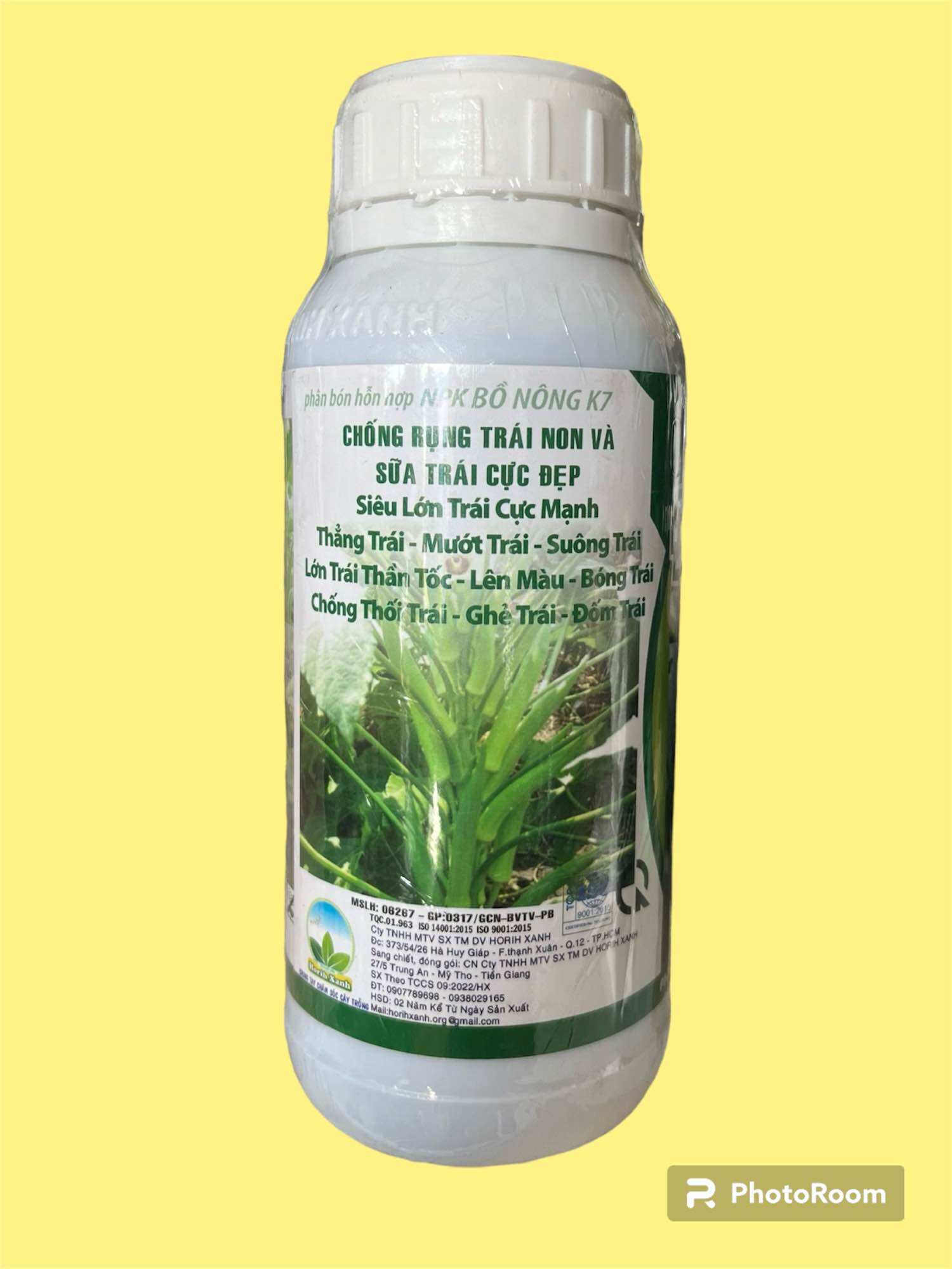 Phân bón LỚN TRÁI ĐẬU BẮP. Chai 500ml