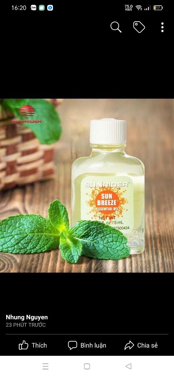 Tinh Dầu Thảo Mộc Si&ecirc;u C&ocirc; Đặc Sunbreeze