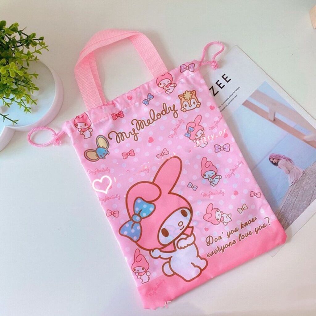 Túi dây rút Hello Kitty - Doraemon Doremon