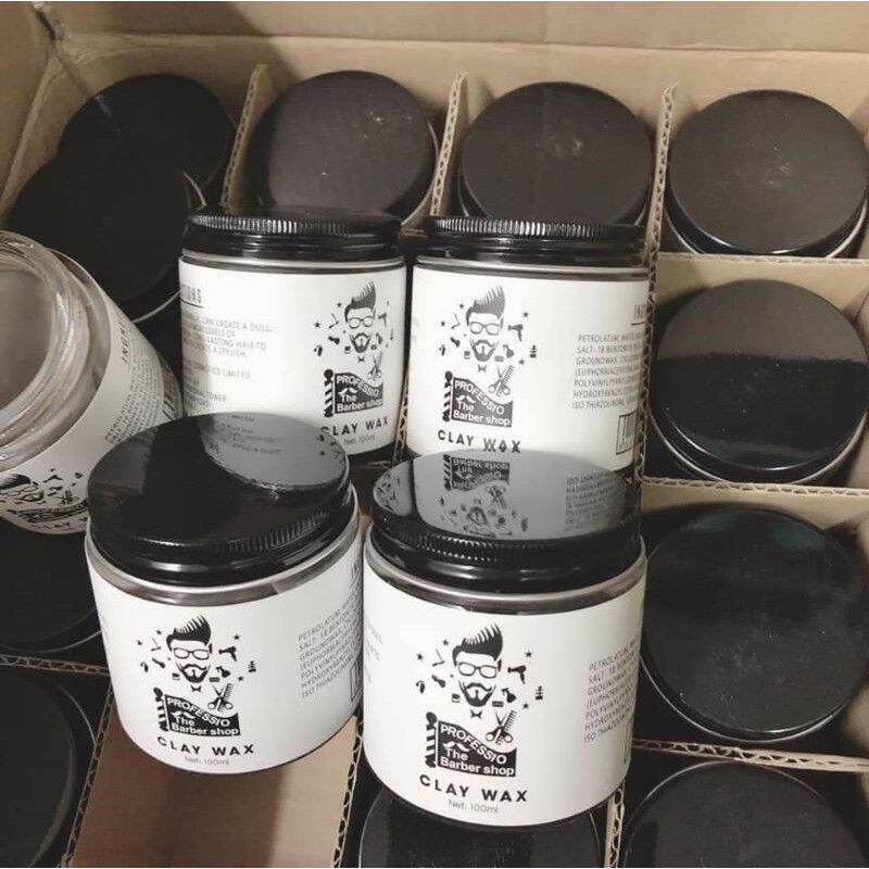 Sáp Vuốt Tóc Clay Wax Profession Hũ Thuỷ Tinh 100ml