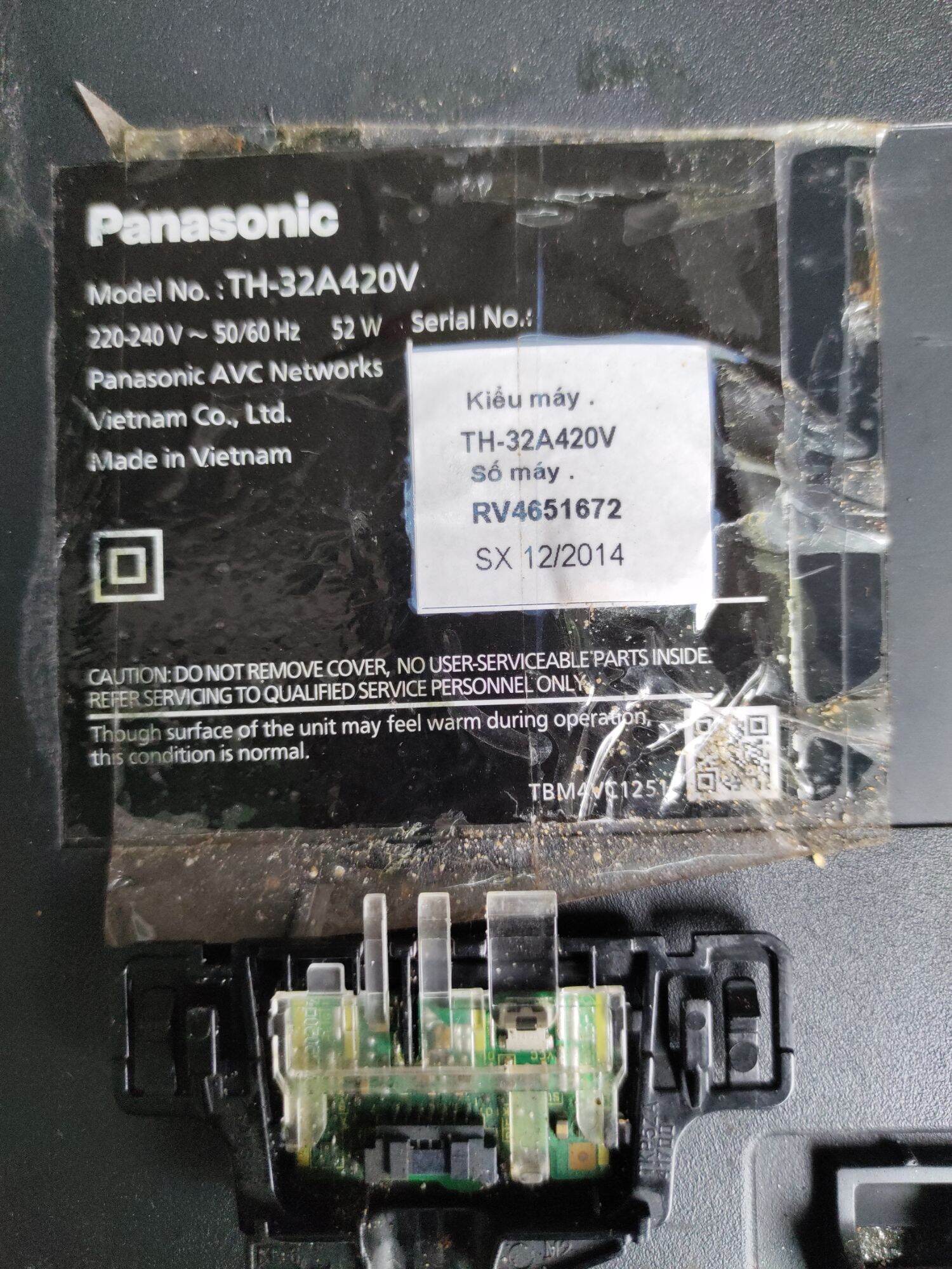 Cáp panel và mắt nhận tivi Panasonic TH-32A420V