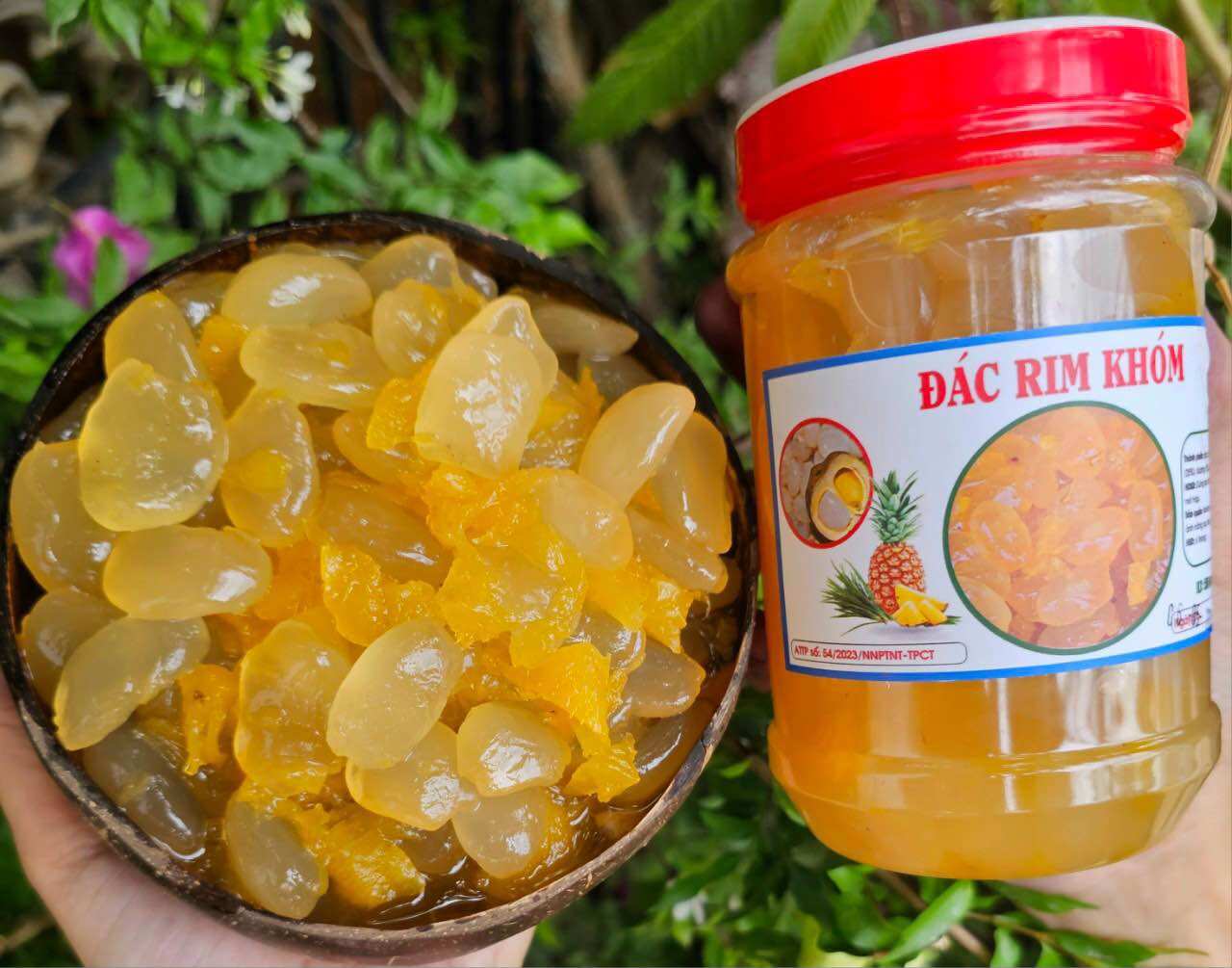 Hạt Đác Rim Khóm Hộp 550gr