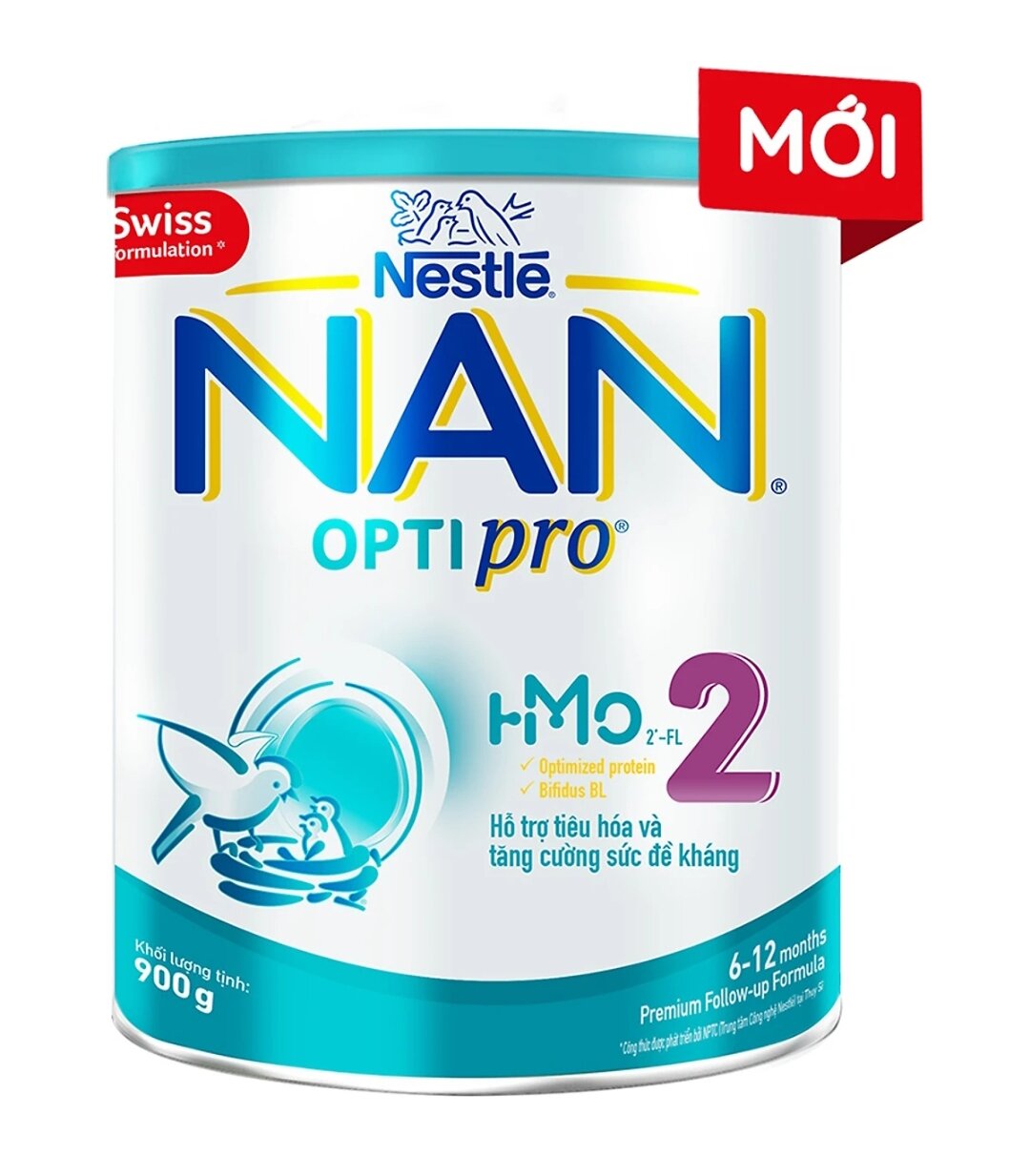 Sữa bột nan optipro 2 900g