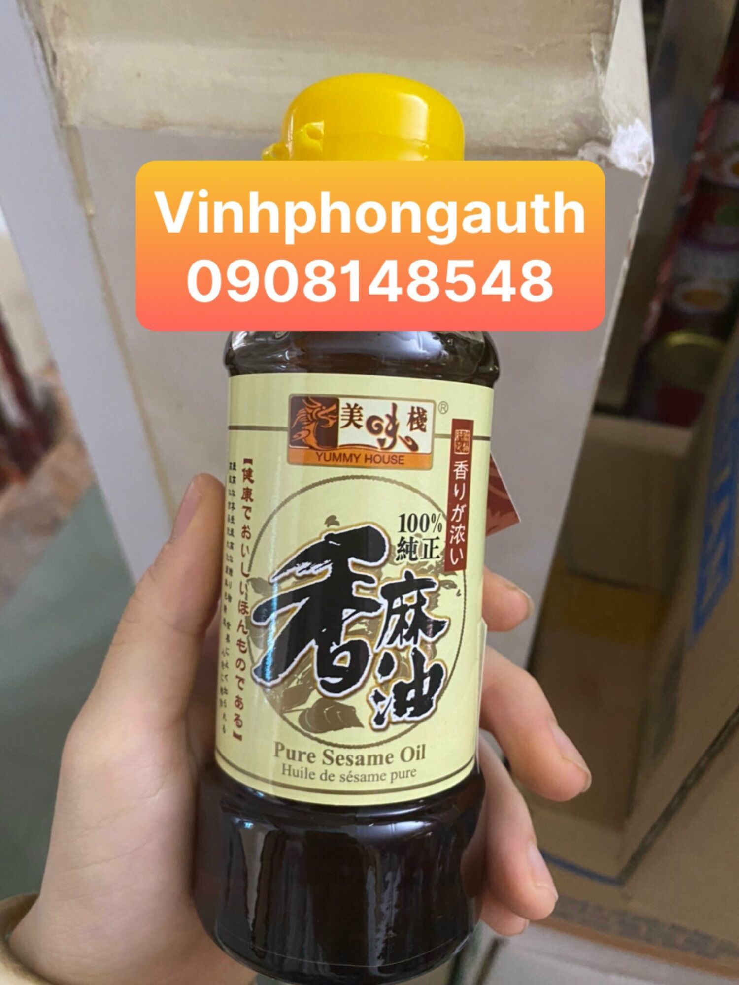 Dầu mè yummy house 150ml/ 100% nguyên chất/ dầu mè hong kong