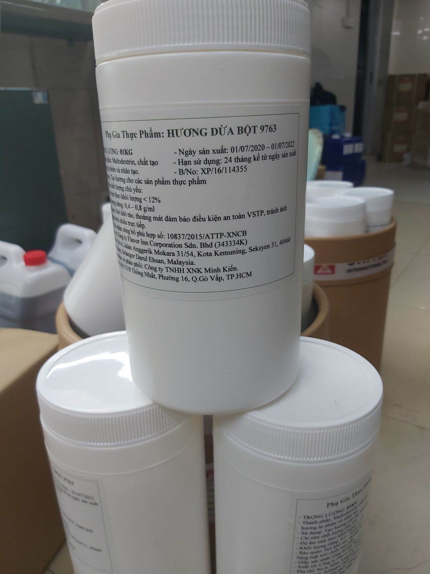 Bột hương dừa Malaysia hộp 1kg