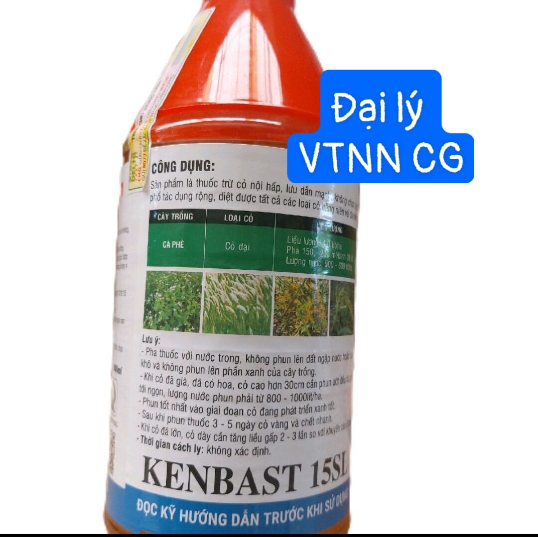 Thuốc trừ cỏ TRÂU VÀNG COMBO 5 chai 900ml