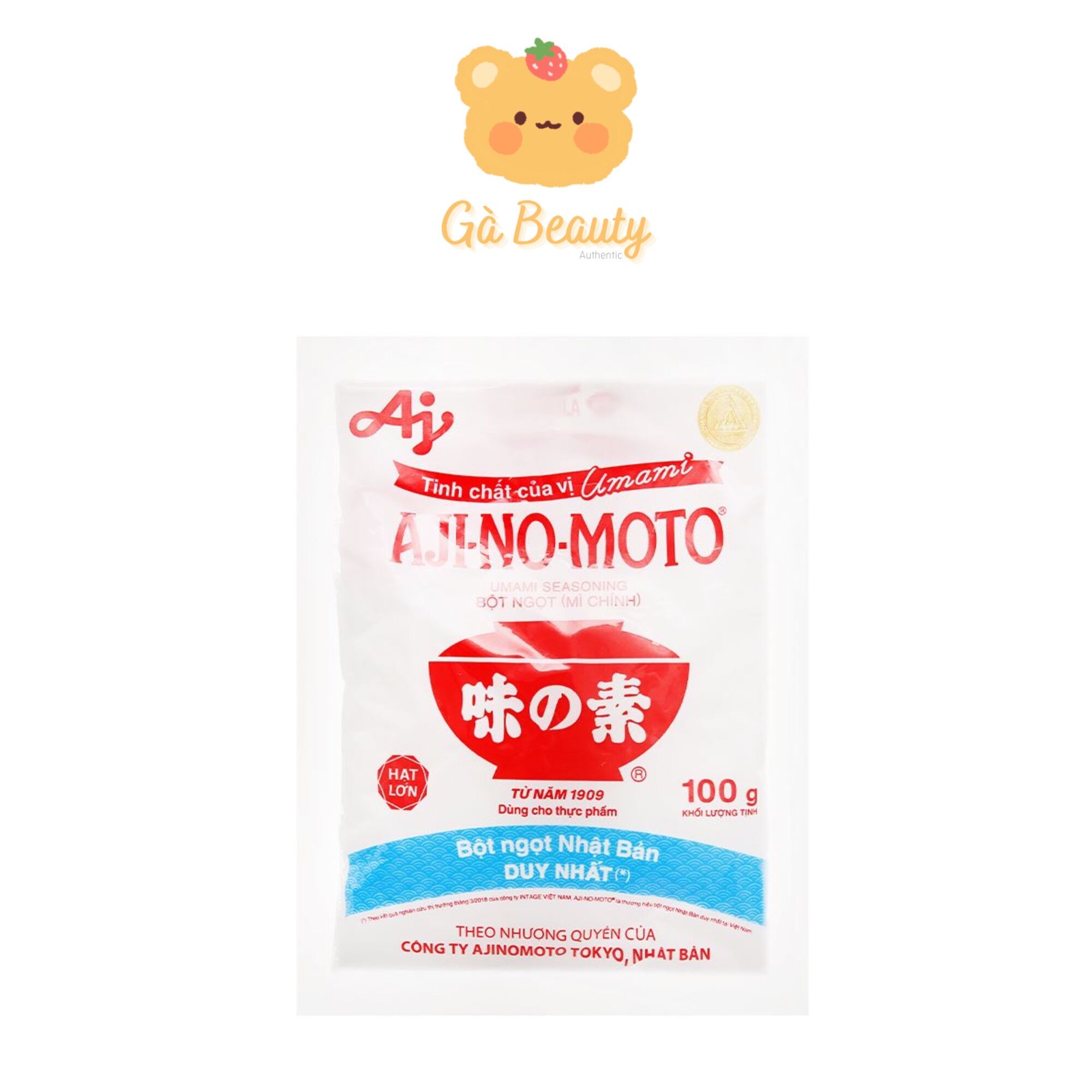 Bột ngọt hạt lớn ajinomoto 100g
