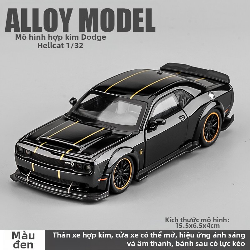 Mô Hình Xe Đồ Chơi Dodge Challenger SRT Hellcat Diecast