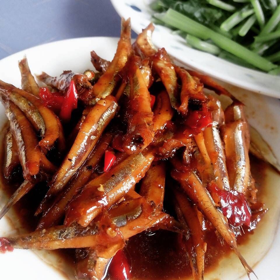 Cá Cơm Hấp loại ngon ( không đầu ) 500g