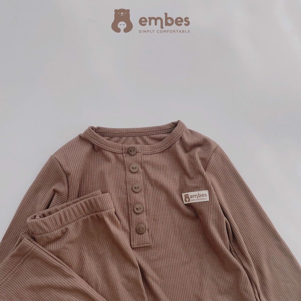 Embes- Bộ Tăm Lạnh Mặc Điều Hoà Cho Bé