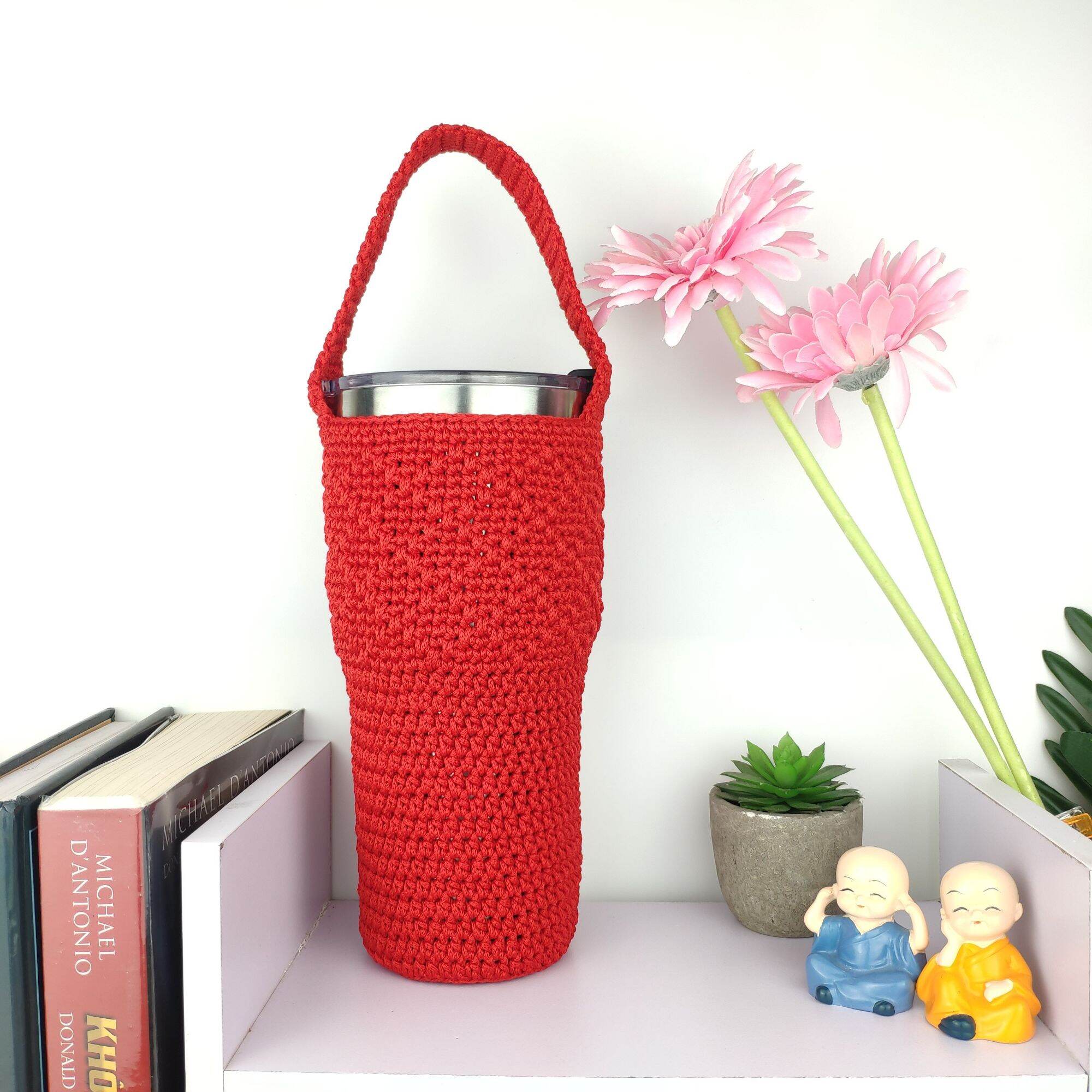 Túi để ly giữ nhiệt handmade