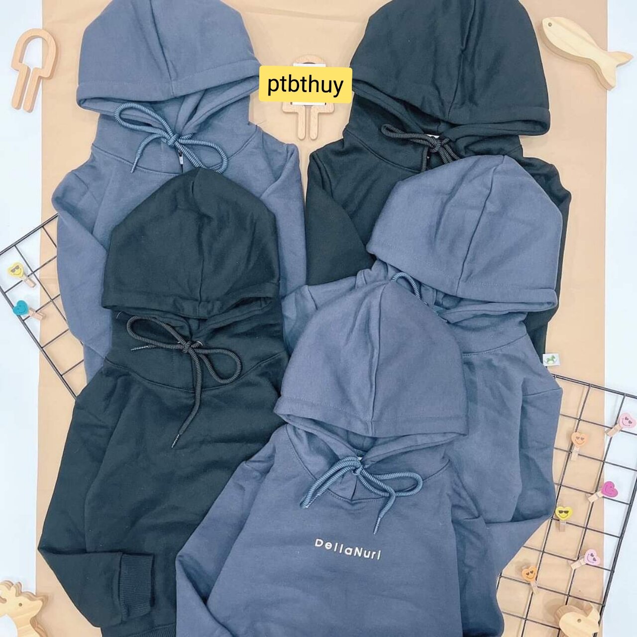áo hoodie chất da cá nỉ cho bé