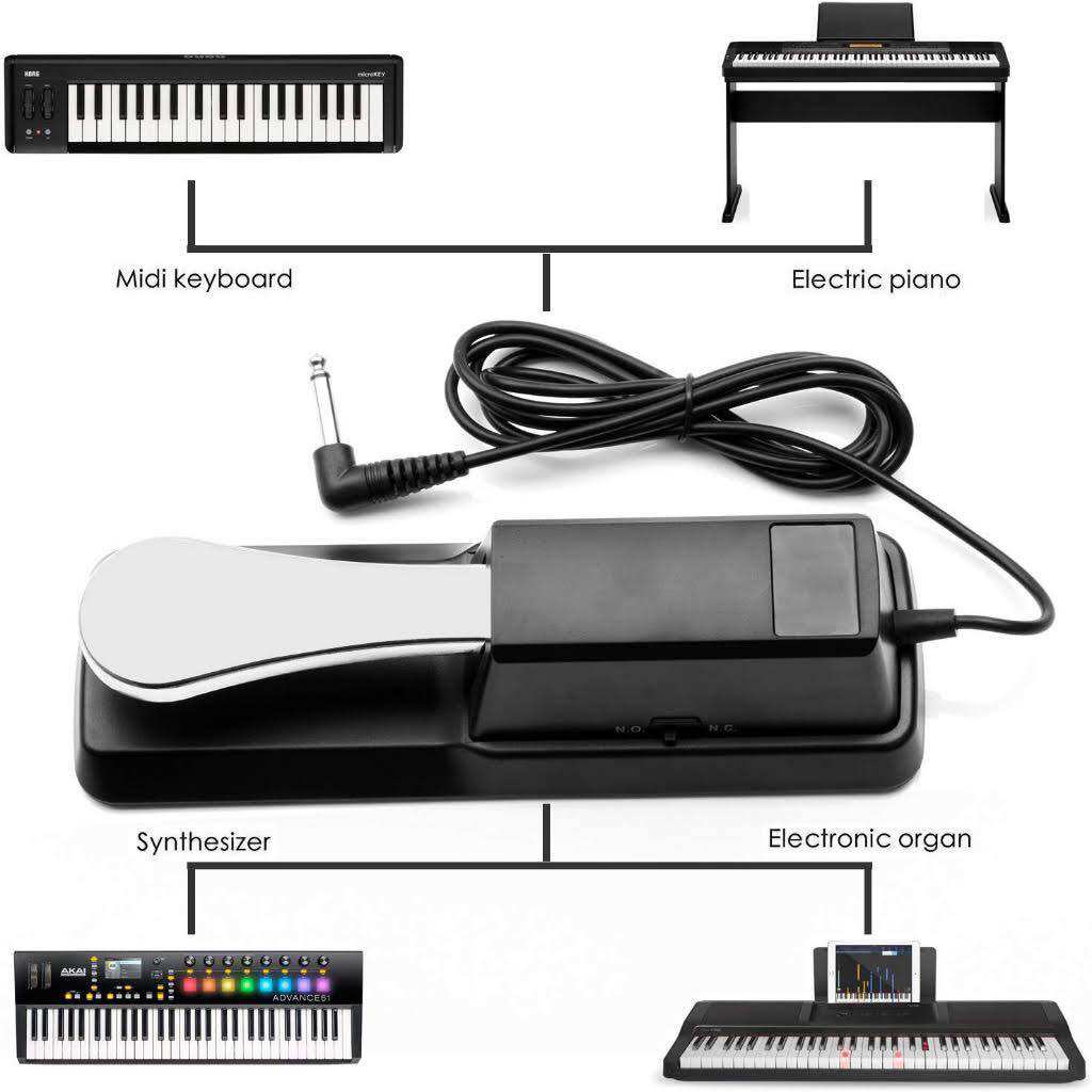 [Chính hãng] Pedal mỏ vịt cho đàn Organ, Piano - Saiger 005