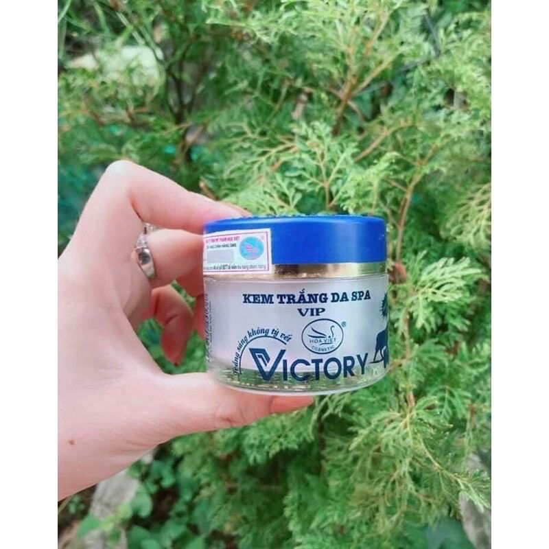 Kem victory trắng da spa hoa việt
