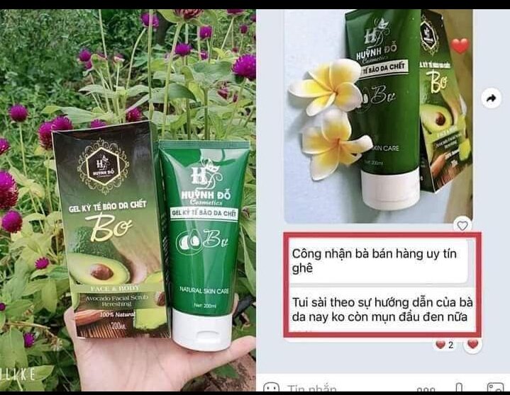 Gel Kỳ Tế Bào Da Chết Huỳnh Đỗ cometics