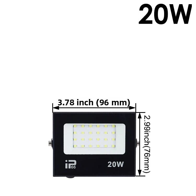 Đèn Pha LED 100W 200W IP66 Vỏ Đen Chống Nước Cho Sân Vườn Cổng Đường Phố Tường Phong Cách Hiện Đại Chiếu Sáng Ngoài Trời