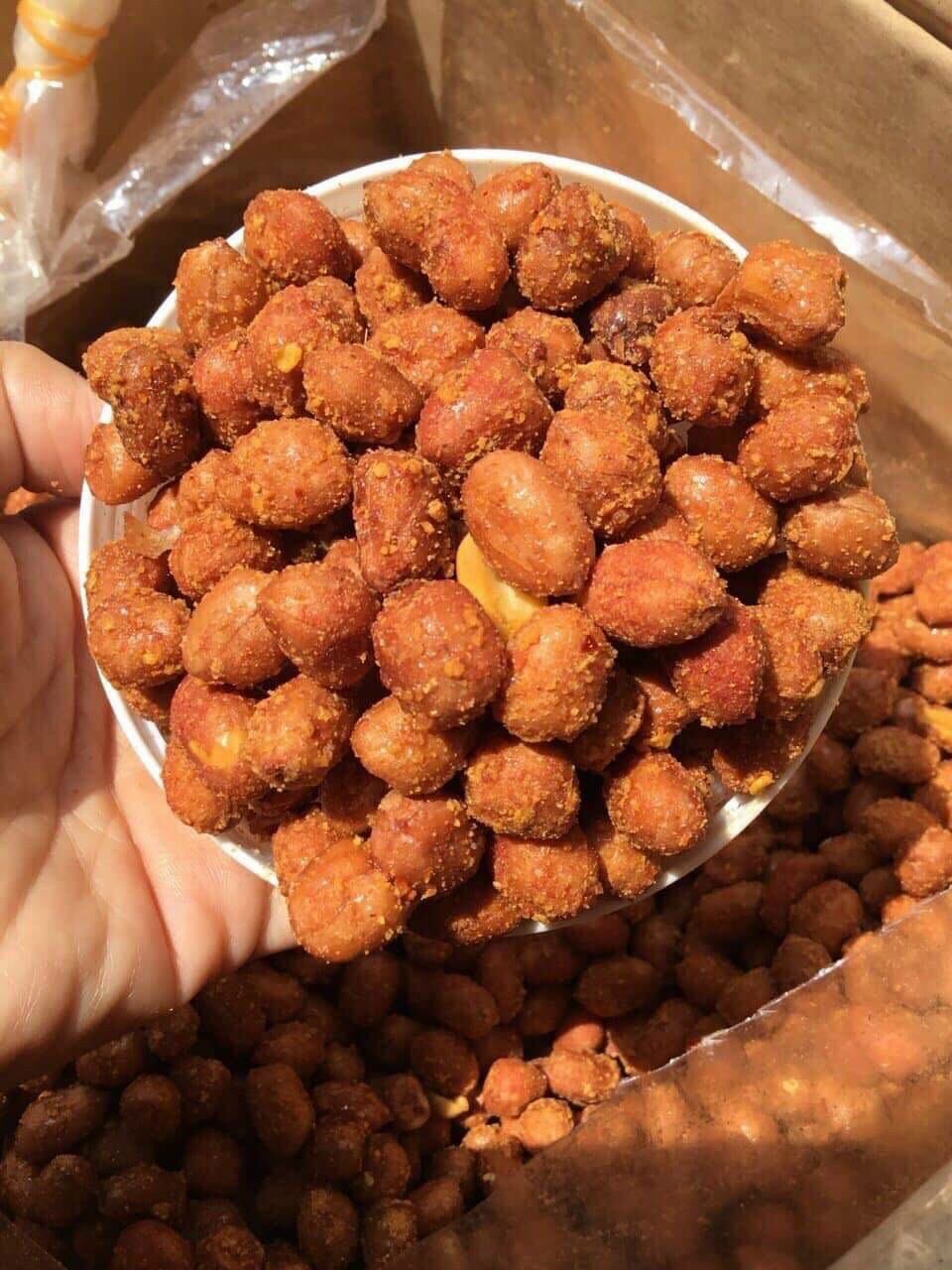 500g Đậu phộng rang tỏi ớt thơm ngon giòn giòn chay mặn đều dùng được