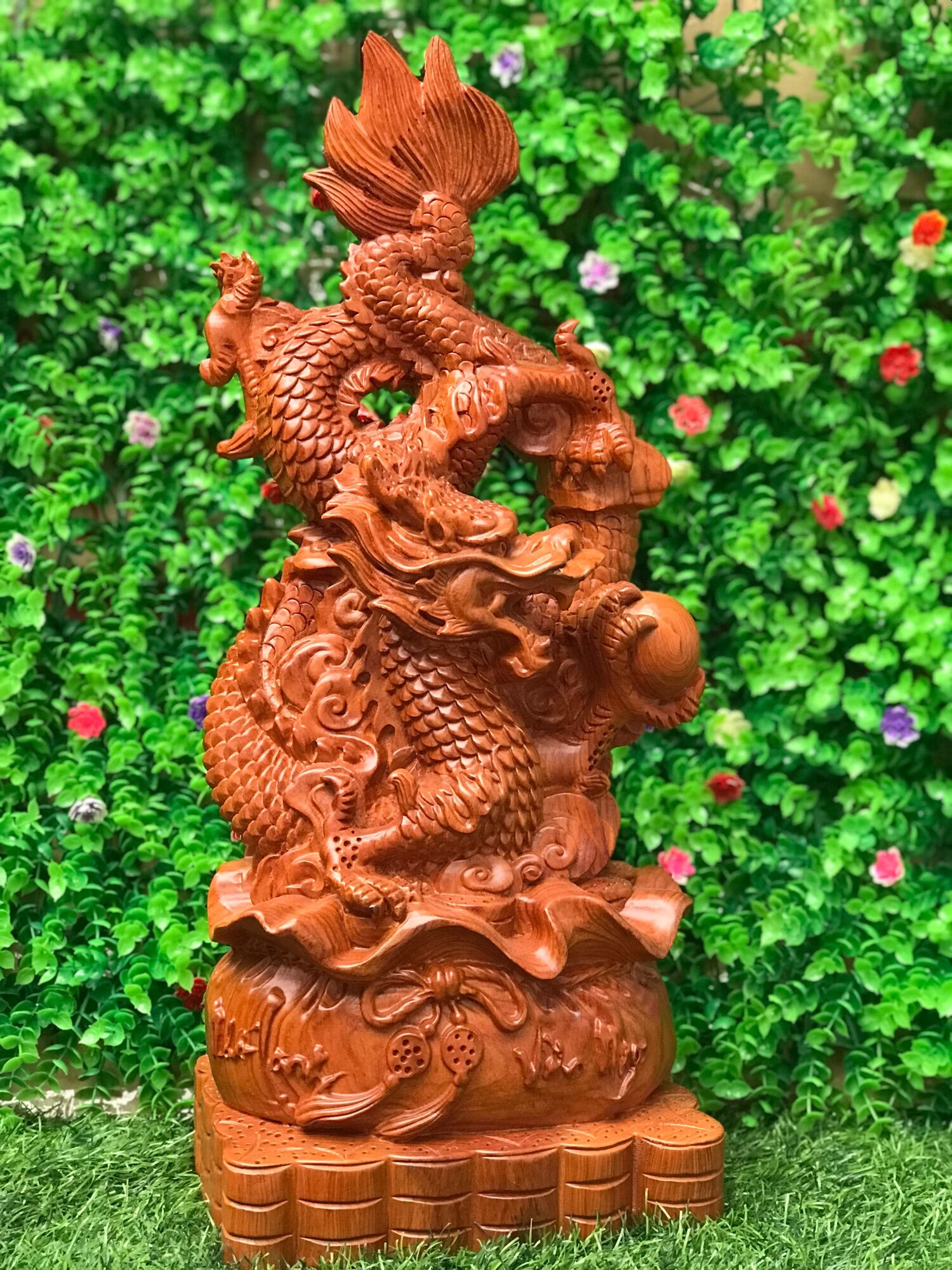 Tượng rồng phong thủy ( nhất Long vờn Ngọc)