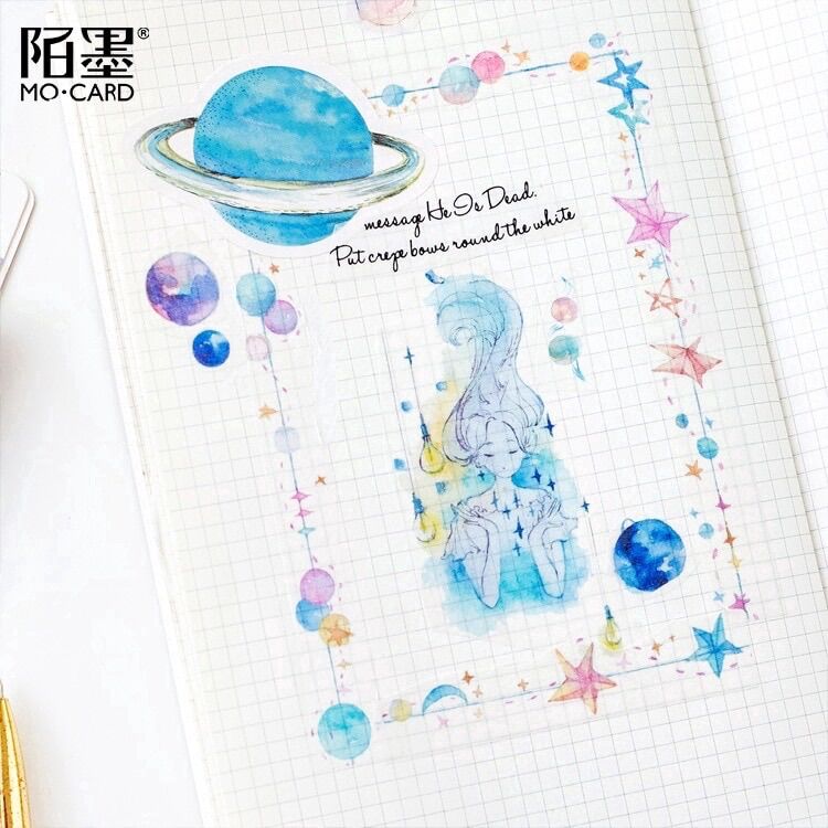 Tệp 45 sticker hành tinh galaxy