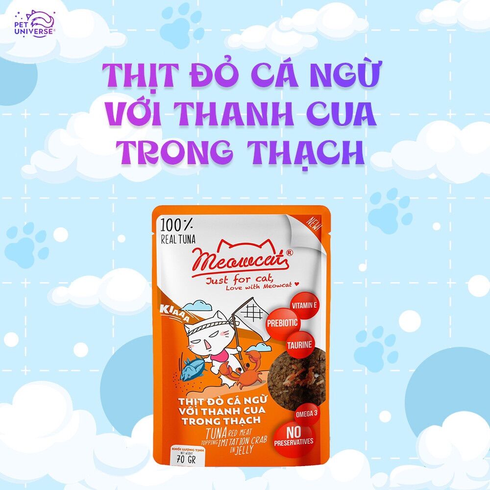 1 Thùng Pate Meowcat 70g x 48 gói