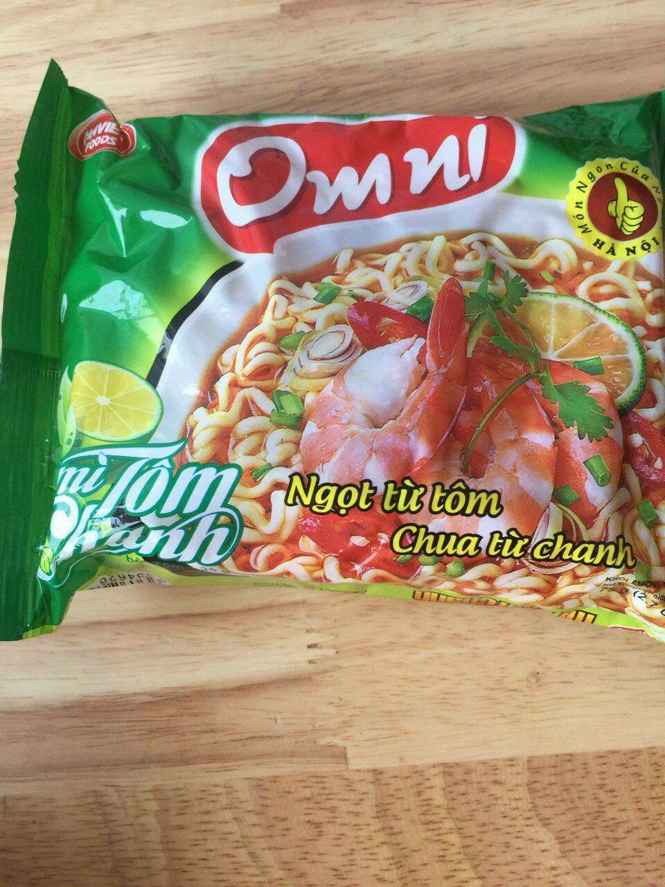 Thùng mì tôm chanh Omni 30 gói/T * 75gr