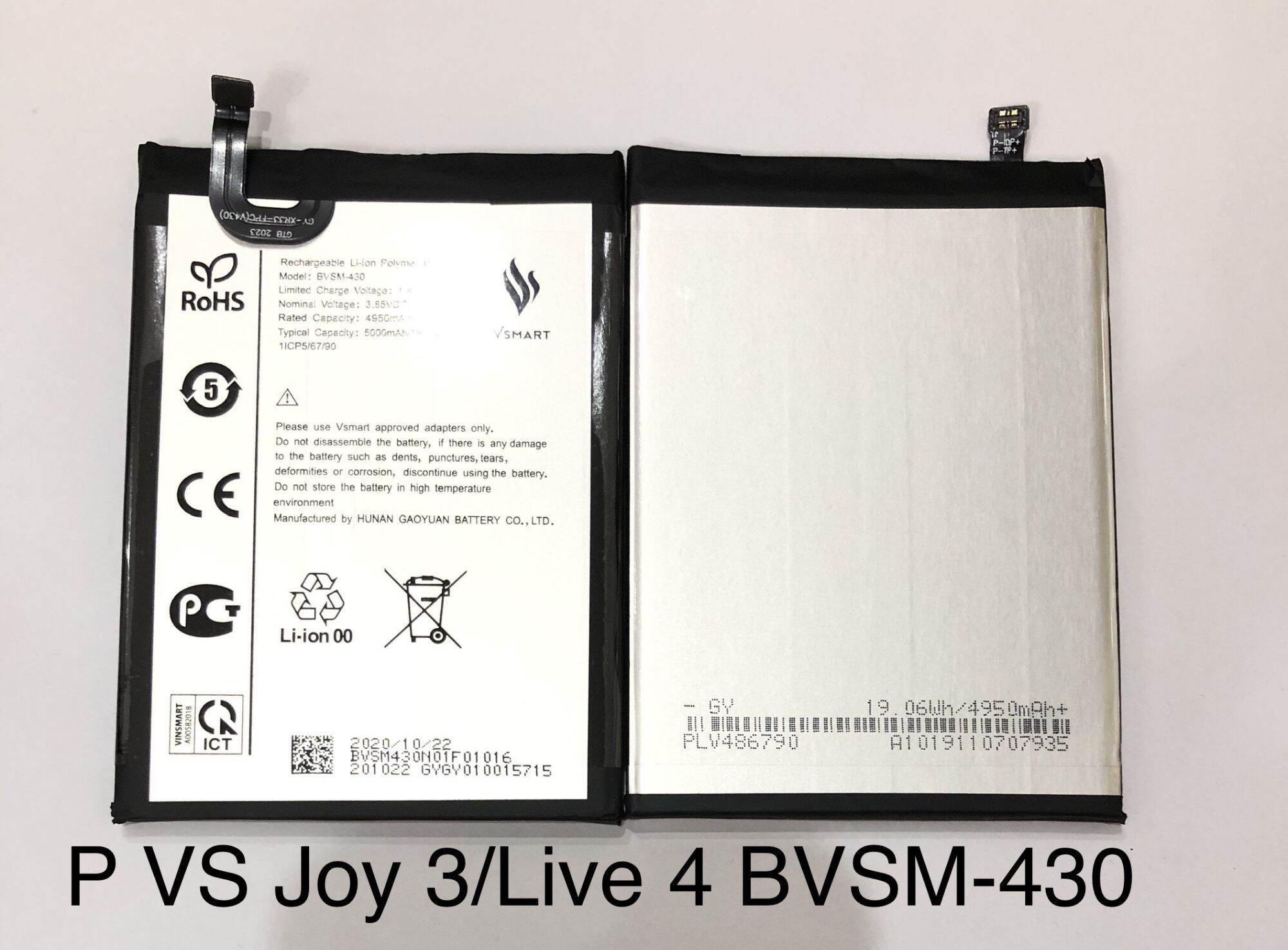 Pin Vsmart Joy 3 / Live 4 BVSM-430