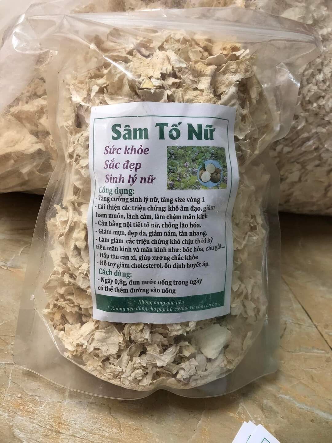 100g sâm tố nữ thái lát